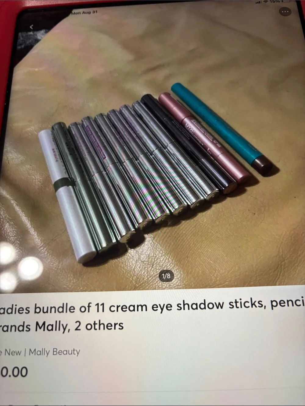 Ladies lot of 11 eye shadow cremes shadow sticks